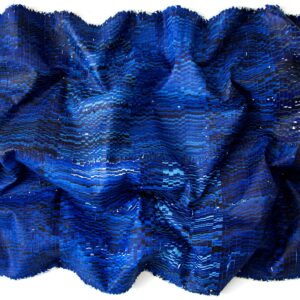 Kenny Nguyen, ‘Intraverse Series No. 2’, 2022, Hand-cut silk fabric, acrylic paint on canvas, 180.3 x 241.3 cm. Image from the artist’s website
