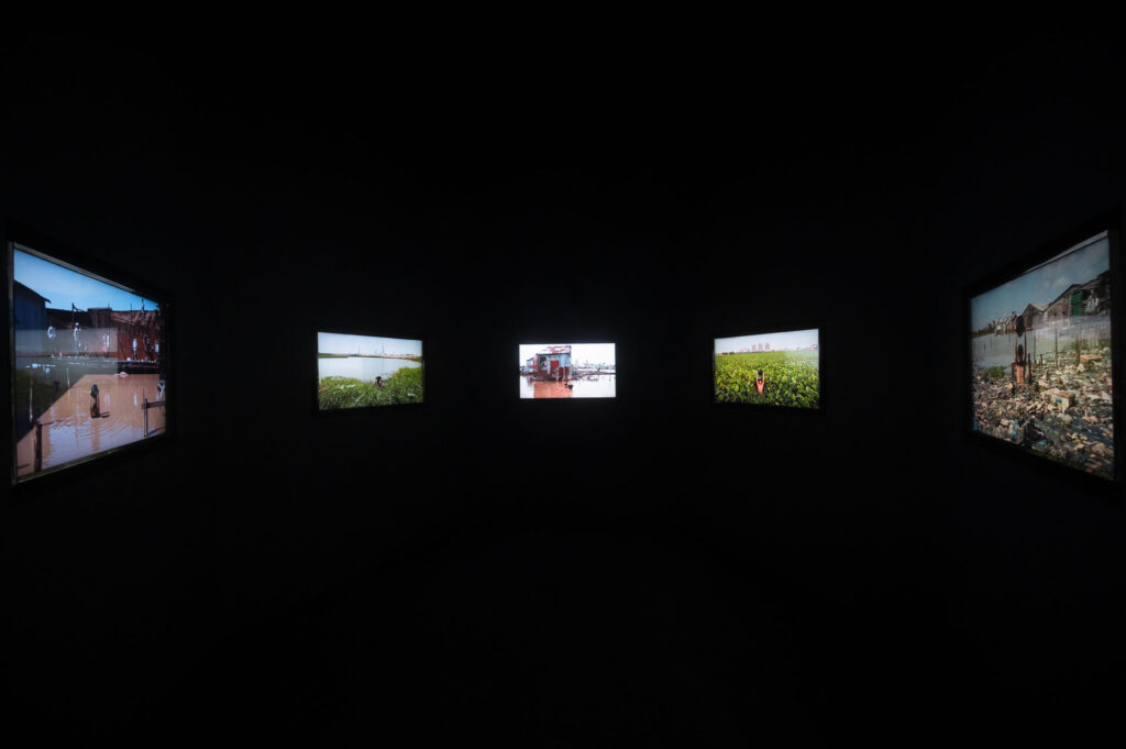 Khvay Samnang, ‘Untitled’, 2011, installation view at SAM Tanjong Pagar Distripark. Image courtesy of Singapore Art Museum.