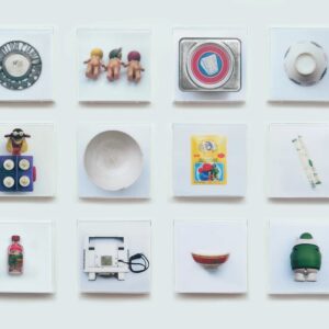 Meliantha Muliawan, ‘World’s Factory’, 2022, Lenticular photo, acrylic, 17 x 17 cm each. Image from the artist’s website