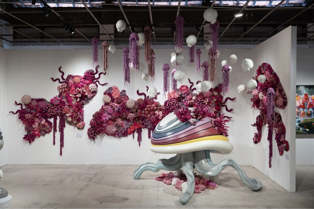 Mulyana and Arkiv Vilmansa collaboration at Art Subs, 2024. Photo courtesy the Artist