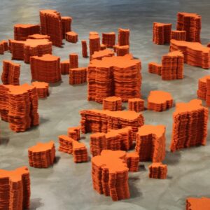 Jedsada-Tangtrakulwong-‘Border-2014-Ribbed-carpet-installation.-Image-from-Artsy