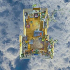 Maria Than, ‘Welcome to SpiderPlant Universe’ 2022, Music video still, 3D Scanning and camera in Unity. Image from the artist’s website