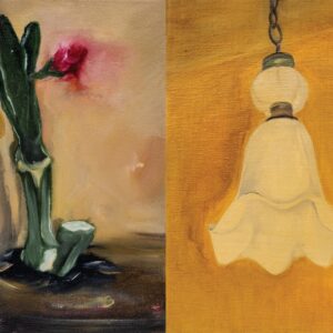 Wisnu Auri, ‘The Living Room Series #5’, 2023, Oil on canvas, 30 x 40 cm. Image from Artsy