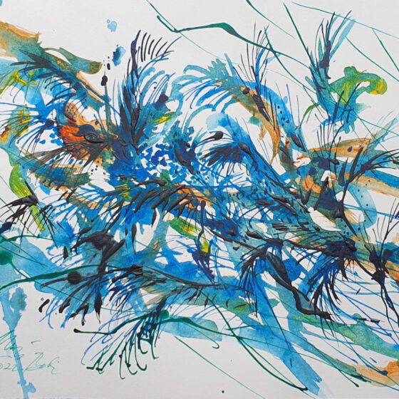 05-Made-Sumadiyasa-_Refresh-at-the-Garden-2-2022-Acrylic-on-paper-30-x-40.5-cm.-Image-from-Komaneka-Fine-Art-Gallery