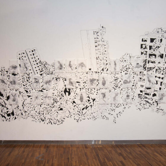 05-Rega-Ayundya-Putri-_Mirageology-2022-Mural-installation-with-a-series-of-printed-digital-illustrations-7-m-x-6.5-m.-Image-from-the-artists-website