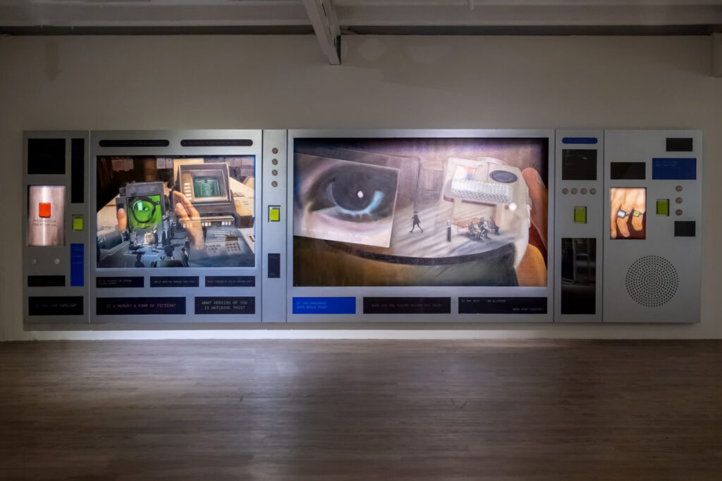 Syagini Ratna Wulan, ‘The Labyrinth I Become I, II, III, IV’, 2025, installation view. Image courtesy of ARTJOG 2025