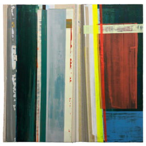 Ash Ghazali, 'Mahu', 2019, samping fabric (made in Malaysia), Sarung fabric (made in Indonesia), acrylic, canvas, cotton, flax and linen, 110 x 110 cm. Image from Artsy