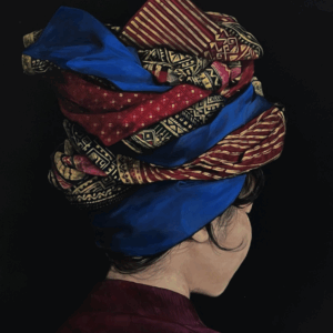 Dani Omar, ‘Come What May I’ll Embrace It I’, oil on canvas, 152. 5 x 122 cm. Image from Taksu