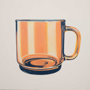 Dina Gadia, 'Things That Hold 5', 2022, acrylic on canvas, 152.4 x 152.4 cm. Image from Artsy