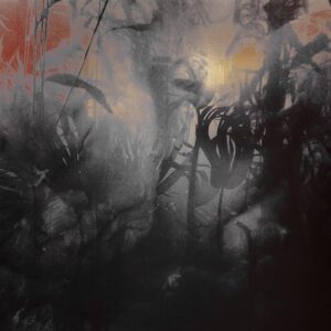 Dinh Q. Lê, ‘Untitled 1 (Light from darkness, truth always rises)’, 2018, UV print on silver vinyl fabric,116 × 174cm. Image courtesy of Tang Contemporary Art Bangkok.