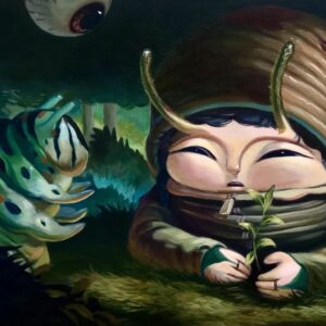 Fandi-Angga-Sapura-‘Born-to-Give-2022-Acrylic-on-canvas-40-x-60-cm.-Image-from-Gallery-Ascend