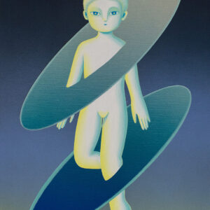 Gongkan, 'Emotions No. 03', 2021, acrylic on canvas, 60 x 40 cm. Image from Tang Contemporary