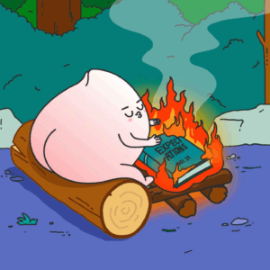 HelloPigu, 'Let's Stop Here For The Night', 2020, fine art archival print on acid free watercolour paper, 58 x 58 cm. Image from Art Porters Gallery