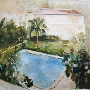 Hilmi Johandi 'Hotel', 2016, Oil on Linen, 61 x 90 cm, Photo Courtesy of the artist