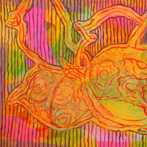 Hoang Duong Cam, 'Filename.disan', 2004, oil and acrylic on canvas, 100 x 100 cm. Image from Post Vidai