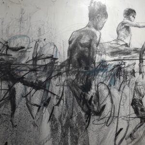 Iwan-Yusuf-‘Penunggung-Ombak-2023-Charcoal-on-canvas-150-x-200-cm.-Image-from-Hypeabis
