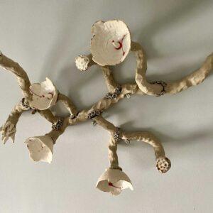 Jason Lim, 'Frangipani 2 (Ubud Series)', 2012, stoneware and porcelain, 15 x 54 x 41 cm. Image from Artsy