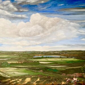 Johann M Fauzi, 'BATU 6 (6th Mile)', 2018, oil on canvas, 170 x 180 cm. Image from Art Porters Gallery