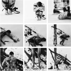 KV Duong, 'Experimental Photo Series', 2017, acrylic on paper. Image from the artist's website