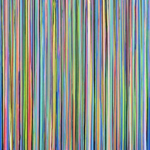 MM Yu, 'Land Painting', 2014, mixed media on canvas, 152 x 121 cm. Image from Ode To Art