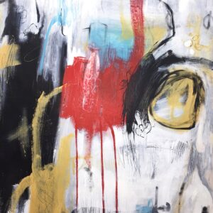 Mona Choo, 'I Look At You and Wonder', 2018, acrylic on canvas, 110 x 150 cm. Image from the artist's website