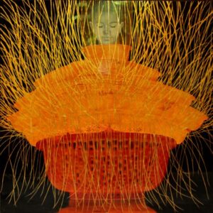 Nguyen Minh Thanh, 'Lamp', 2011, 120 x 120 cm. Image from Art Vietnam Gallery