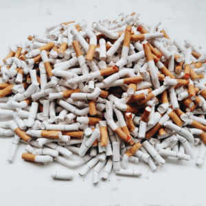 Pam Quinto, 'I Really Ought To Cut Back', 2018, stoneware and porcelain with acrylic paint, dimensions variable. Image from the artist's website