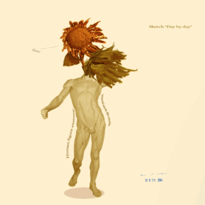 Phornphop Sittiruk, 'Day by day', 2021, print on epson hot press matt paper, 41 x 30 cm. Image from The Artling