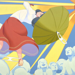 Pucuk-Cemara,-'The-Virgin',-2023.-Acrylic-and-pen-ink-on-canvas,-150x200-cm.-Photo-courtesy-of-Artsy