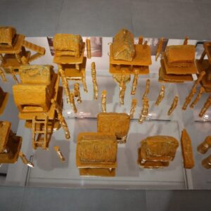 Sao Sreymao, Under the Water (Village house)', 2018, wax and clear glass, dimensions variable. Image from Aura Asia Art Project