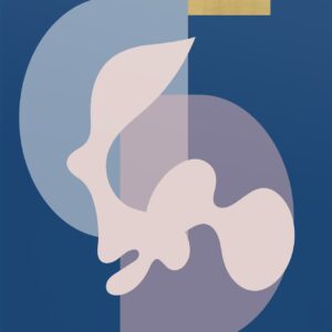 Sinta Tantra, 'A Great White God', 2022, tempera and 24 ct gold leaf on linen, 160 x 130 cm. Image from Kristin Hjellegjerde Gallery