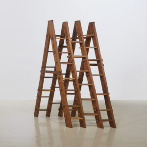 Tawatchai Puntusawasdi, 'Narrow', 2021, hardwood, 230 x 295 x 190 cm. Image from Gajah Gallery