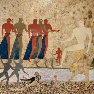 Truong Tan, 'Living', 2008, lacquer on wood, 81.28 x 101.6 cm. Image from Ai Bo Gallery