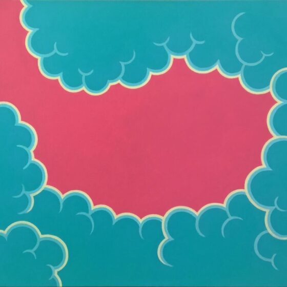 Wah-Nu-'Cloud-#005-045'-2005,-acrylic-on-canvas-46-x-61cm-Image-from-Art-&-Market